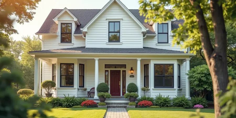 Fachada de vivienda